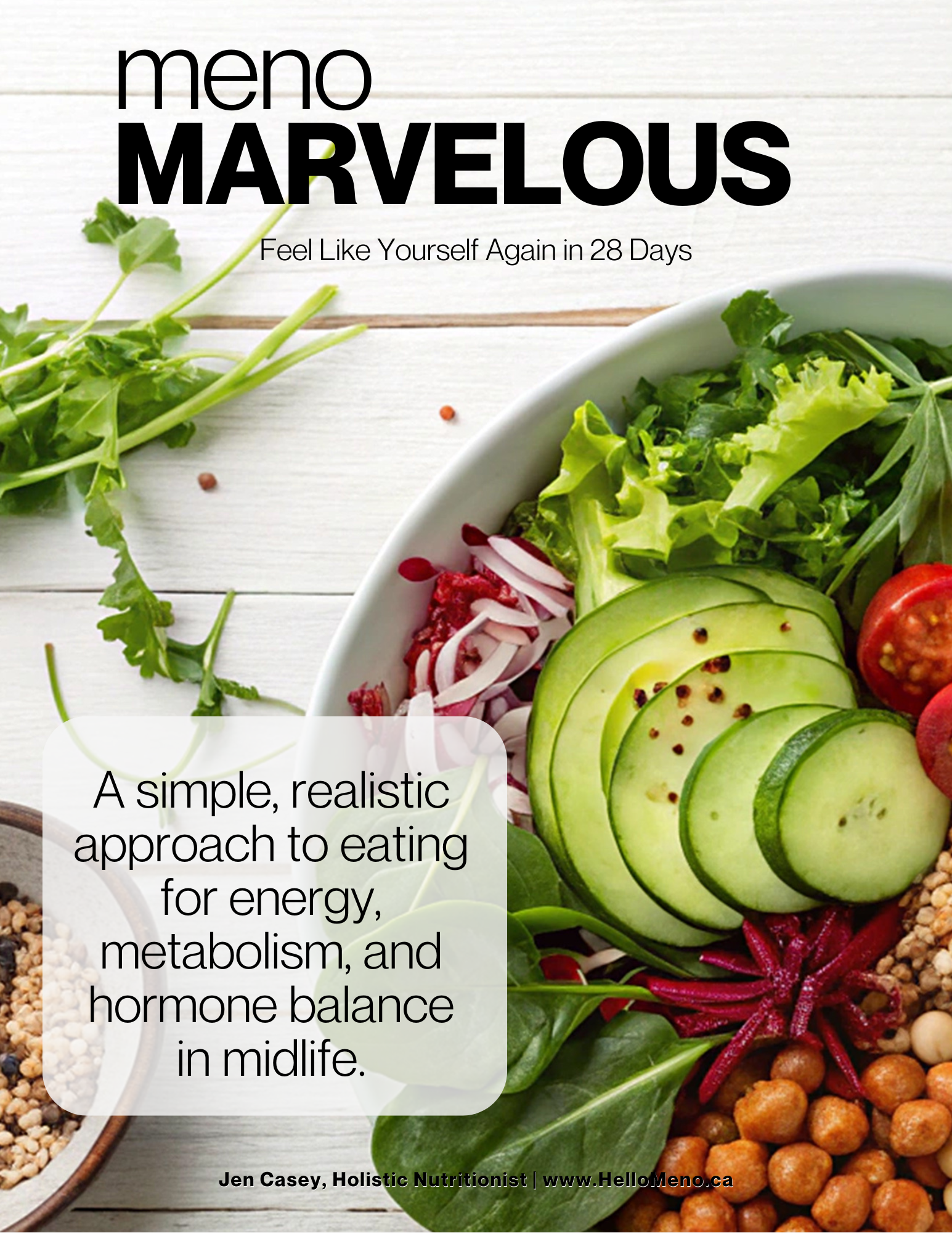 Menopause meal plan 28 day program with recipes