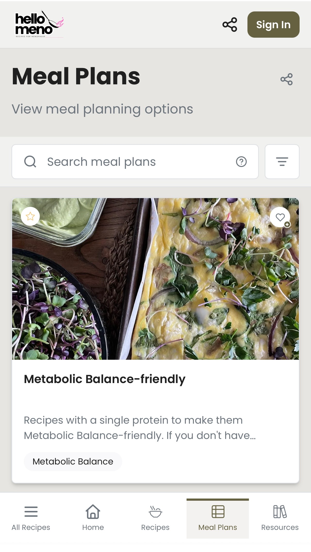 Meno Meal Plan App - Image 5