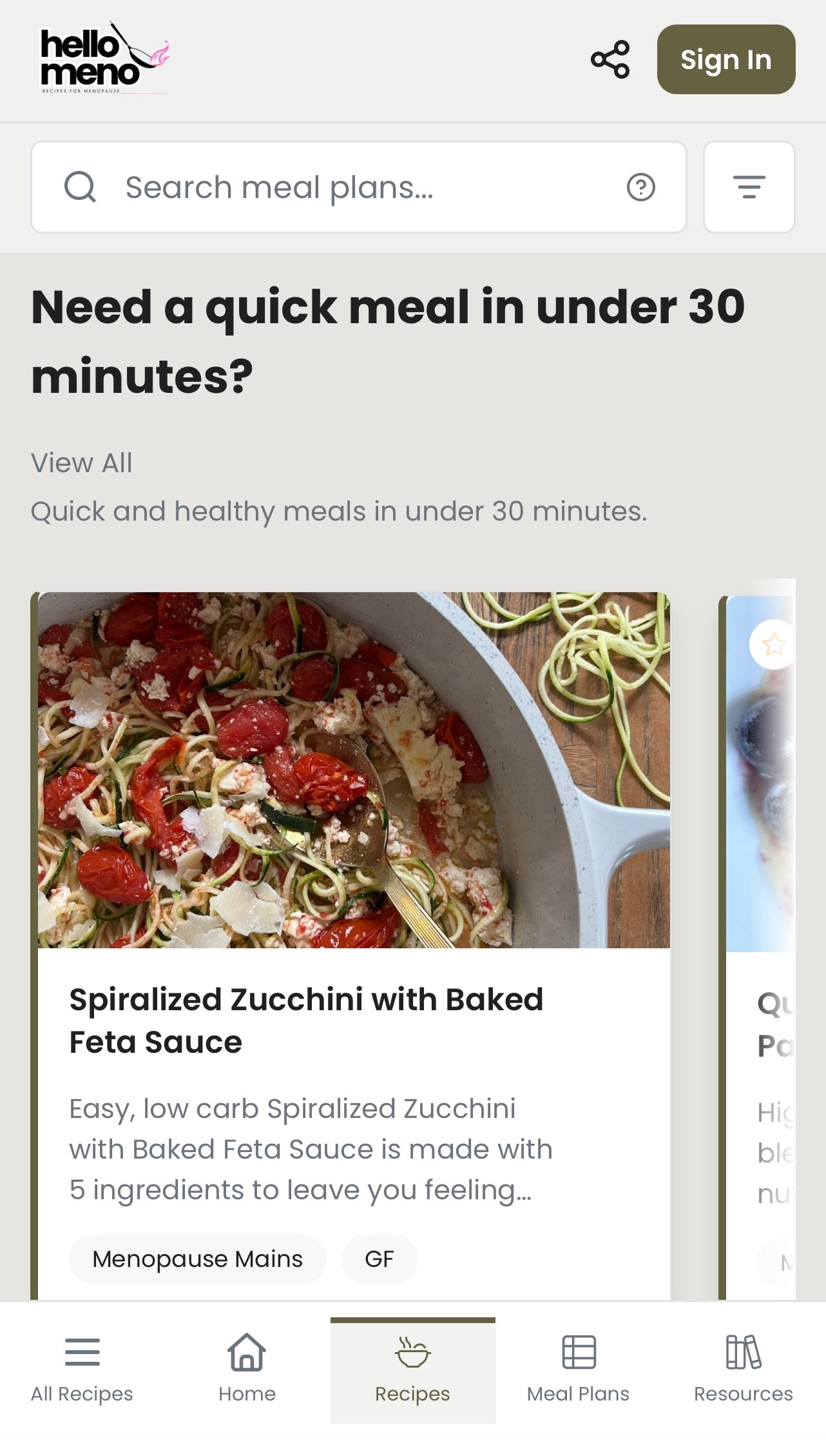 Meno Meal Plan App - Image 4